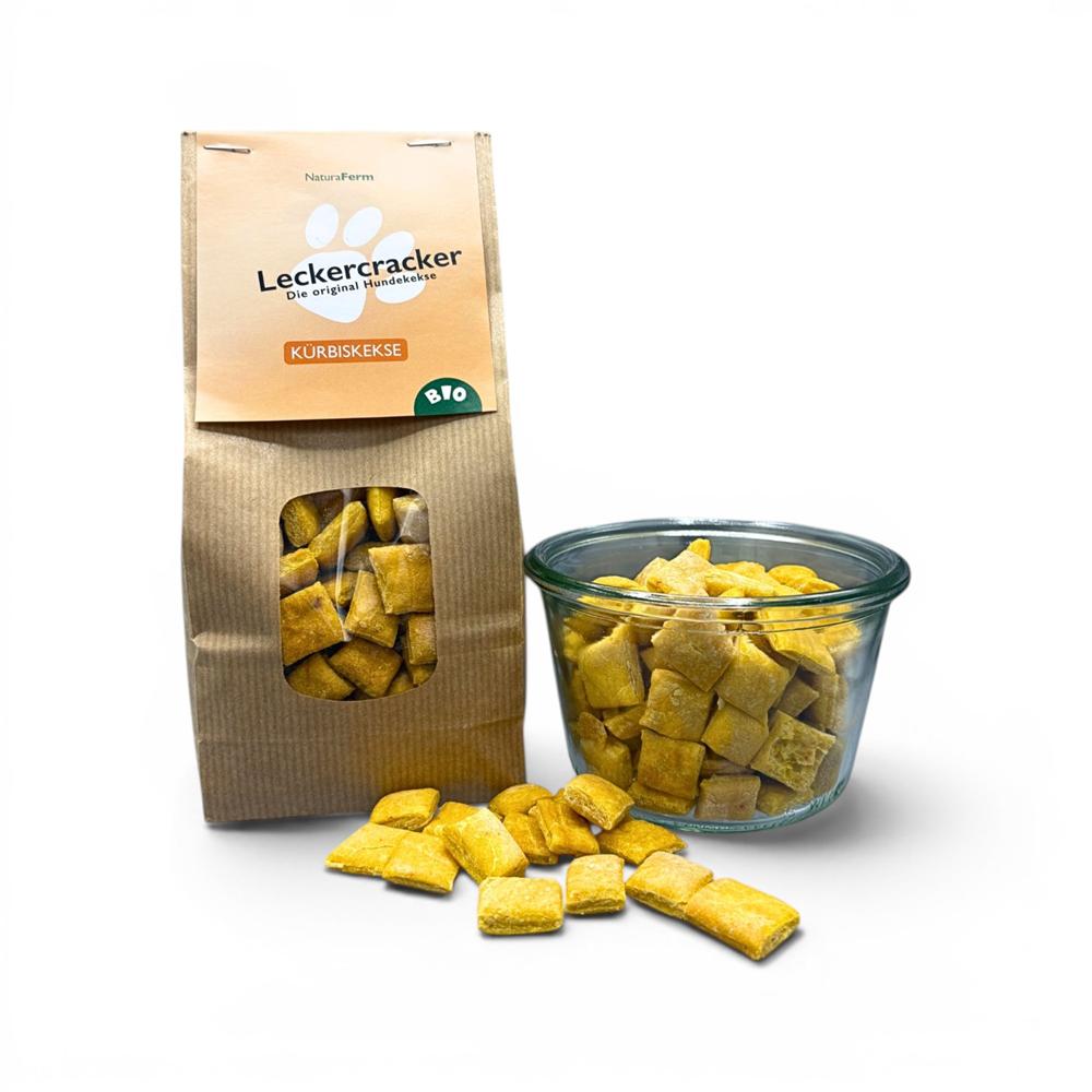 Kürbiskeks - Ergänzungsfuttermittel für Hunde
